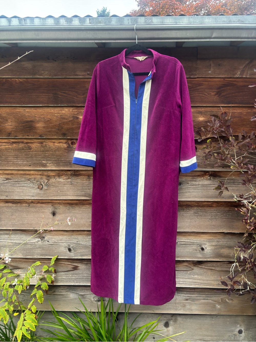 Vintage Vanity Fair Magenta Housecoat